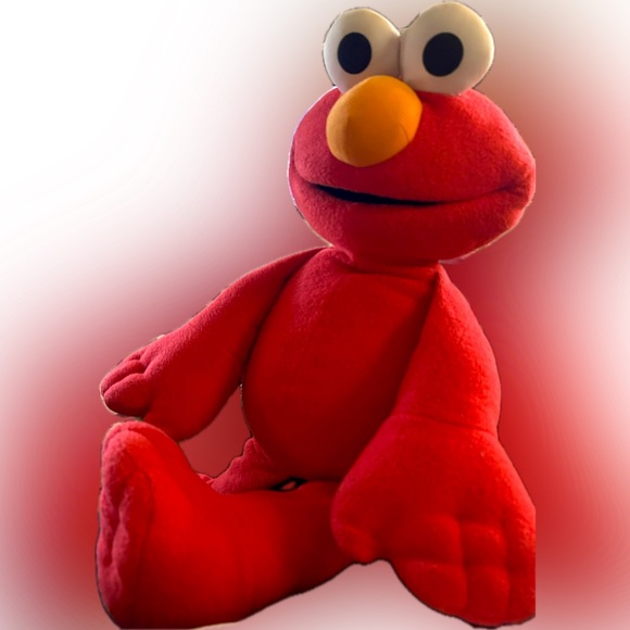 Sesame Street talking jumbo Elmo, lots of sayings and can be turned on or off - Picture 1 of 10